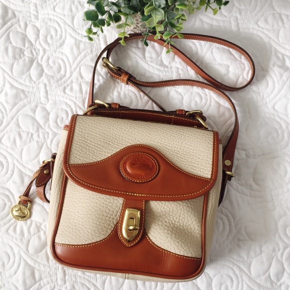 Dooney & Bourke Handbags - Dooney & Bourke Vintage Leather Carrier Crossbody